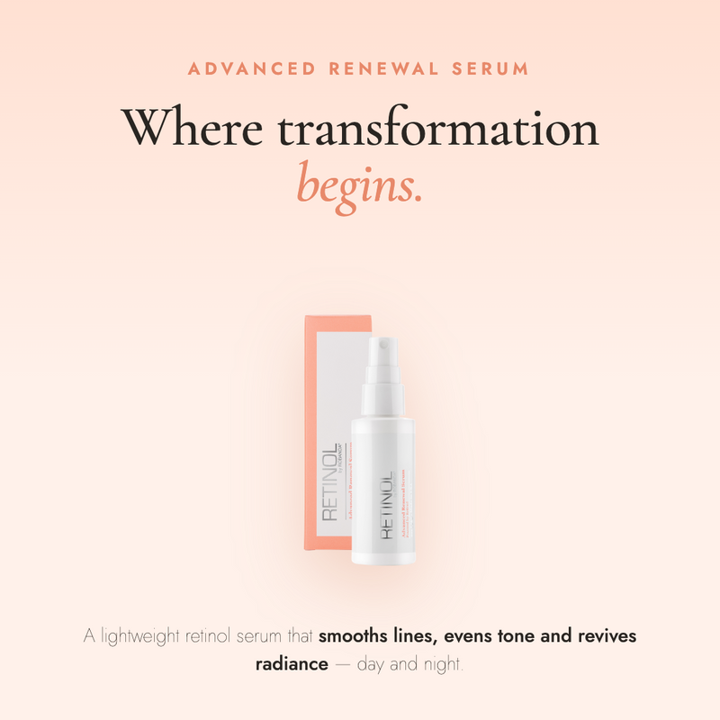 Retinol by Robanda Advanced Renewal Serum — 1% retinol face serum for fine lines and wrinkles
